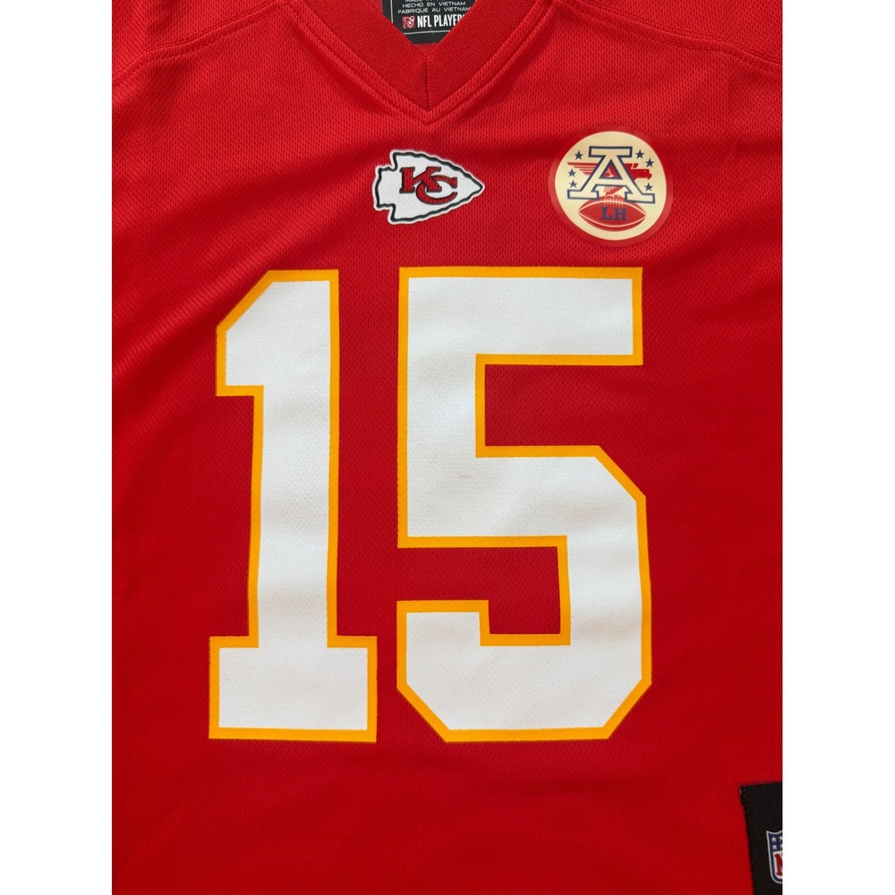 NFL Team Apparel Patrick Mahomes Kansas City Chiefs Jersey Kids Medium 5/6 Red